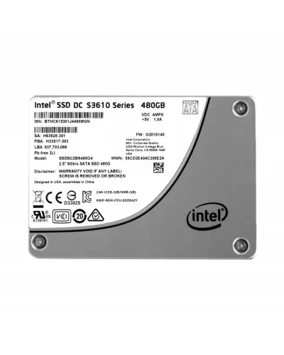 Накопичувач SSD Intel DC S3610 480Gb SATA (SSDSC2BX480G4)