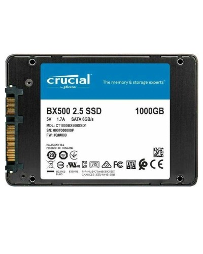 Диск SSD SATA 2.5" 1TB Crucial BX500 (CT1000BX500SSD1)