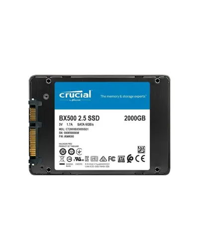 Диск SSD Crucial BX500 2TB SATA 2.5"(CT2000BX500SSD1)
