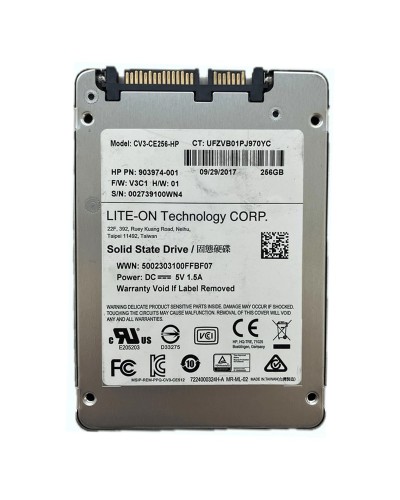 Накопичувач SSD Liteon 256Gb SATA 2.5" (CV3-CE256)