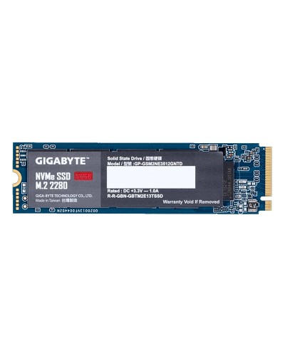 Накопичувач SSD Gigabyte 512Gb NVMe M.2 Gen3x4 (GP-GSM2NE3512GNTD)