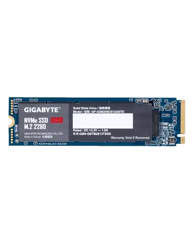 Накопитель SSD Gigabyte 512Gb NVMe M.2 Gen3x4 (GP-GSM2NE3512GNTD)