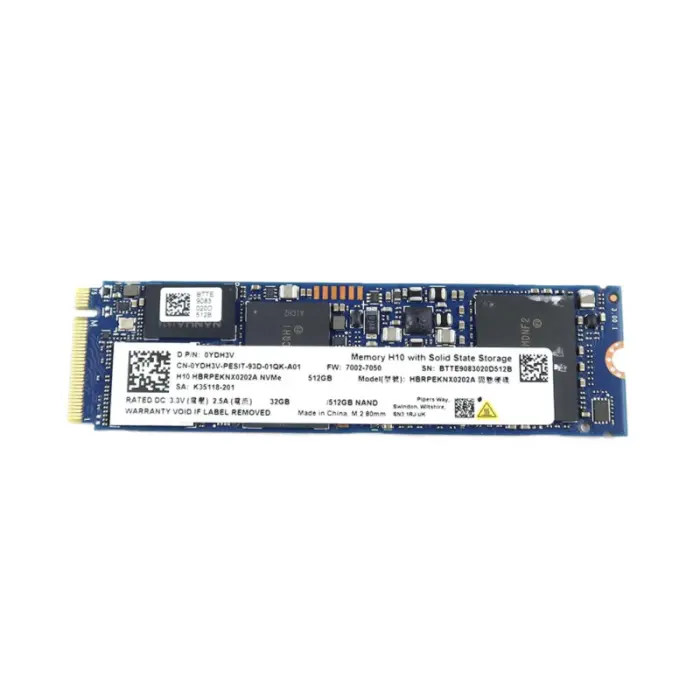 Накопичувач SSD INTEL Optane Memory H10 512Gb NVMe M.2 Gen3x4