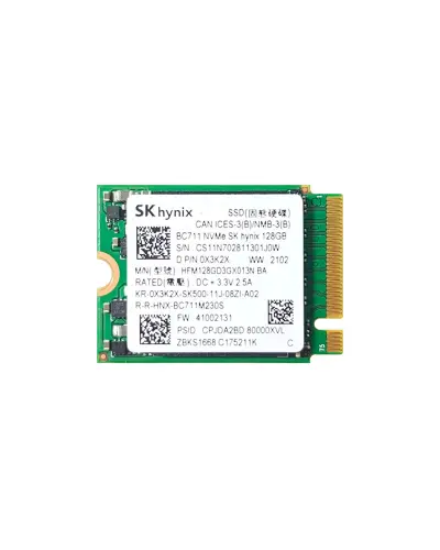 Накопичувач SSD SK Hynix BC711 128Gb NVMe M.2 Gen3x4 (HFM128GD3GX013N)
