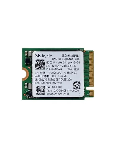 Накопичувач SSD SK Hynix BC501A 128Gb NVMe M.2 Gen3x4 (HFM128GDGTNG)