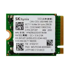 Накопитель SSD SK Hynix BC711 256Gb NVMe M.2 Gen3x4 (HFM256GD3GX013N)