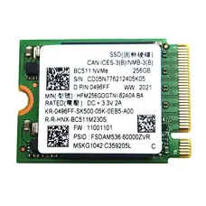 Накопитель SSD SK Hynix BC511 256Gb NVMe M.2 Gen3x4 (HFM256GDGTNI)