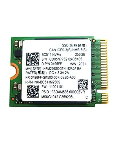 Накопитель SSD SK Hynix BC511 256Gb NVMe M.2 Gen3x4 (HFM256GDGTNI
