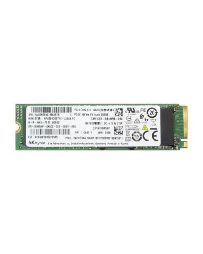 Накопичувач SSD SK Hynix 256Gb NVMe M.2 Gen3x4 PC611 (HFS256GD9TNI)