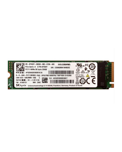 Накопитель SSD SK Hynix 256Gb NVMe M.2 Gen3x4 (HFS256GDE9X081N)