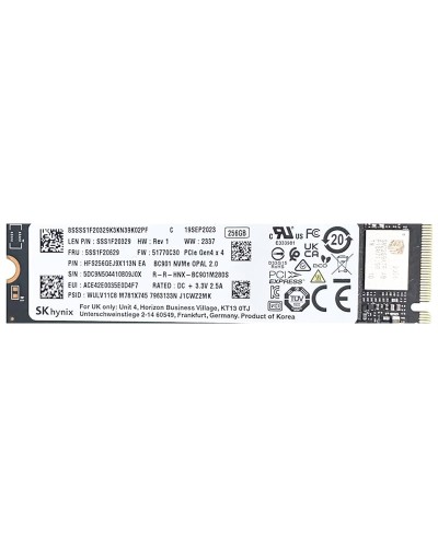 Накопичувач SSD SK Hynix BC901 256Gb NVMe M.2 Gen4x4 (HFS256GEJ9X113N)