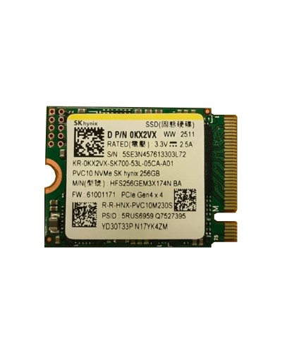 Накопитель SSD SK Hynix PVC10 256Gb NVMe M.2 Gen3x4 (HFS256GEM3X174N)