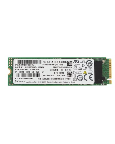 Накопичувач SSD SK Hynix PC400 512Gb NVMe M.2 Gen3x4 (HFS512GD9MNE)