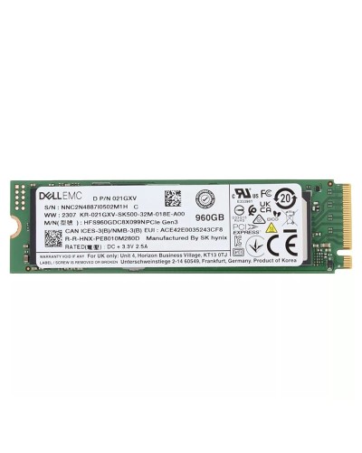 Накопичувач SSD SK Hynix / Dell 960Gb NVMe M.2 Gen3x4 RI (21GXV / 021GXV / HFS960GDC8X099N)