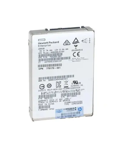 Накопичувач SSD HGST / HP 200Gb SSD SAS 12Gb/s (HUSMM1620ASS204)