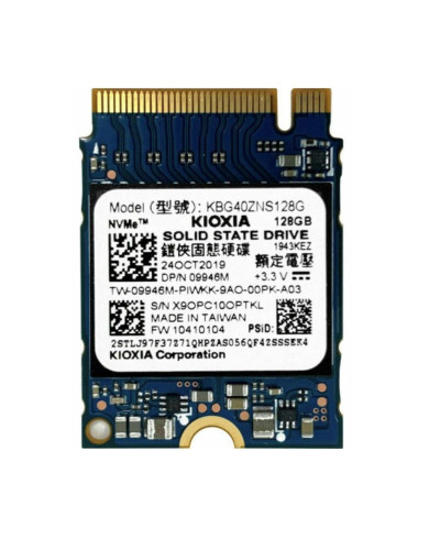 Накопитель SSD KIOXIA 128Gb NVMe M.2 Gen3x4 (KBG40ZNS128G)