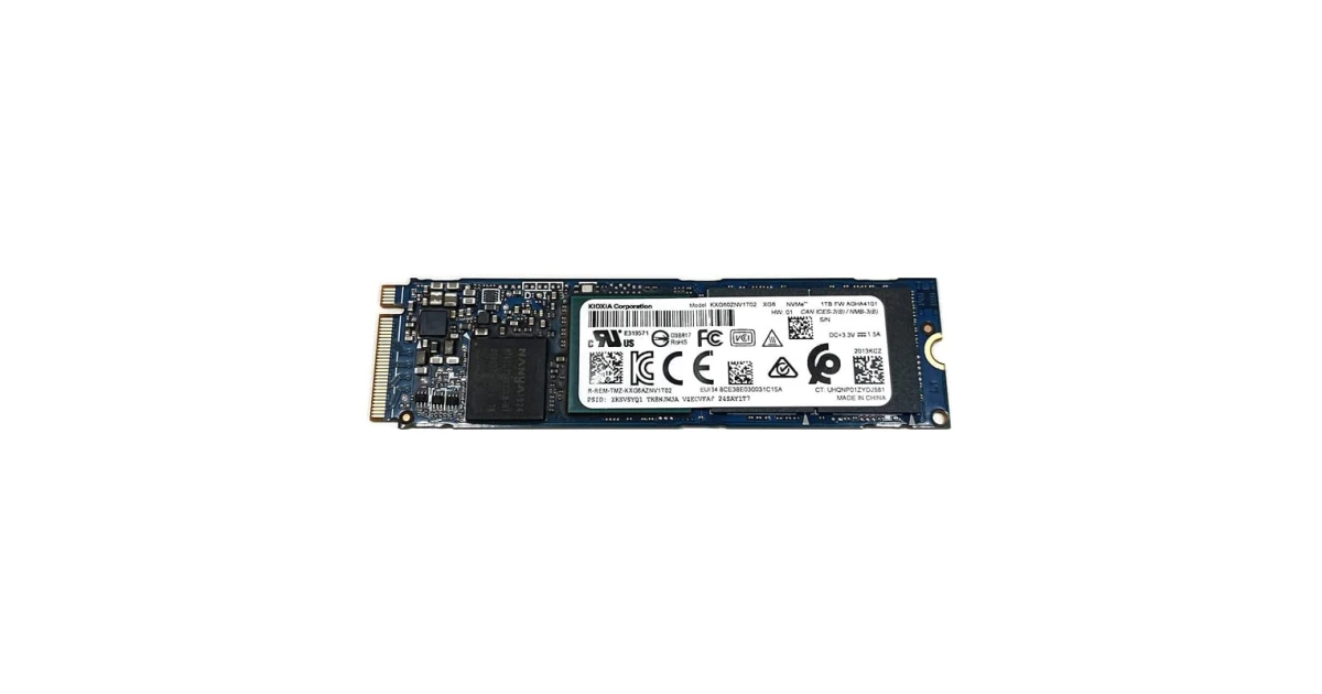 Накопитель SSD KIOXIA 512Gb NVMe M.2 Gen3x4 (KBG50ZNV512G) для ПК