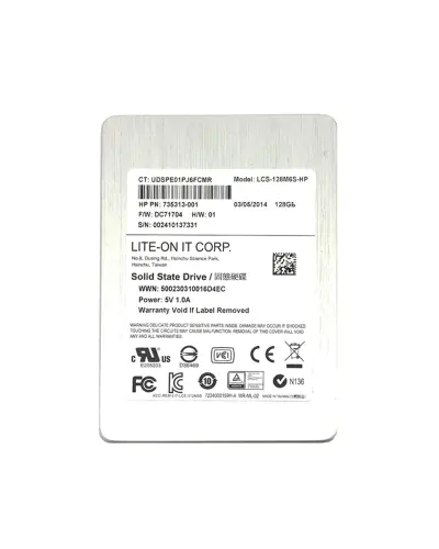 Накопичувач SSD Lite-on 128Gb SATA 2.5" (LCS-128M6S)