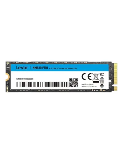 Накопичувач SSD Lexar NM610 Pro 2Tb NVMe M.2 Gen3x4 (LNM610P002T-RNNNG)