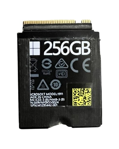 Накопитель SSD Microsoft 256Gb NVMe M.2 Gen4x4 (M1291442-001 / MZ9L4256HCJQ)