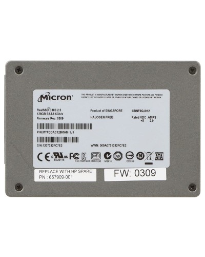 Накопитель SSD Micron RealSSD C400 128Gb SATA 2.5" (MTFDDAC128MAM)