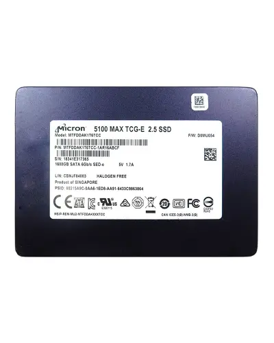 Накопитель SSD Micron 1.6tb 5100 MAX TCG-E (MTFDDAK1T6TCC)