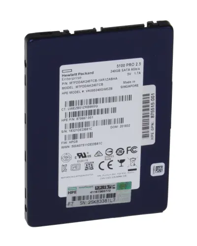 Накопичувач SSD Micron 5100 PRO 240Gb SATA 2.5 (MTFDDAK240TCB)