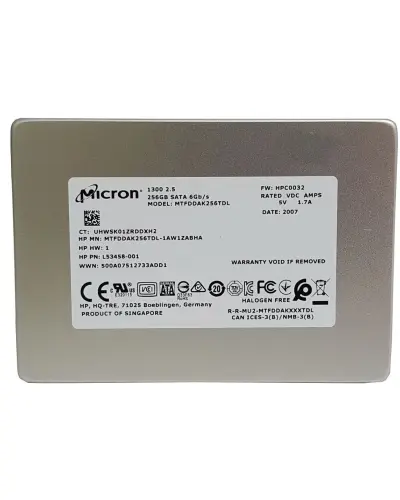 Накопичувач SSD Micron 1300 256Gb SATA (MTFDDAK256TDL)