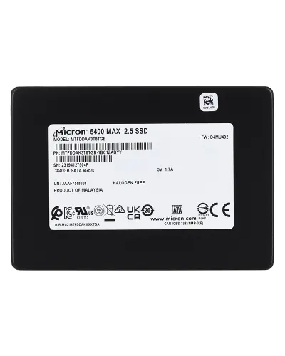 Накопитель SSD Micron 3.84tb 5400 MAX SATA (MTFDDAK3T8TGB)