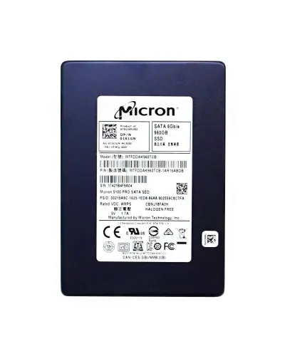 Накопитель SSD Micron Enterprise 960Gb 5100 PRO (MTFDDAK960TCB)