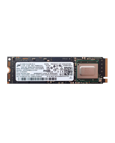 Накопитель SSD Micron 2300 512Gb NVMe M.2 Gen3x4 (MTFDHBA512TDV)