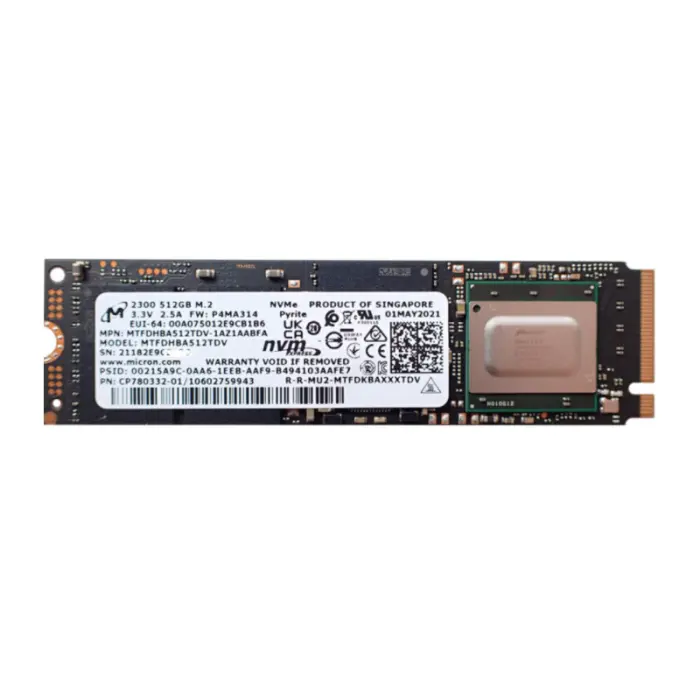 Накопитель SSD Micron 2300 512Gb NVMe M.2 Gen3x4 (MTFDHBA512TDV
