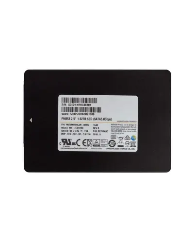 Накопитель SSD Samsung PM863 2.5" 1.92b SATA III MZ-7LM1T90 (MZ7LM1T9HCJM-00005)