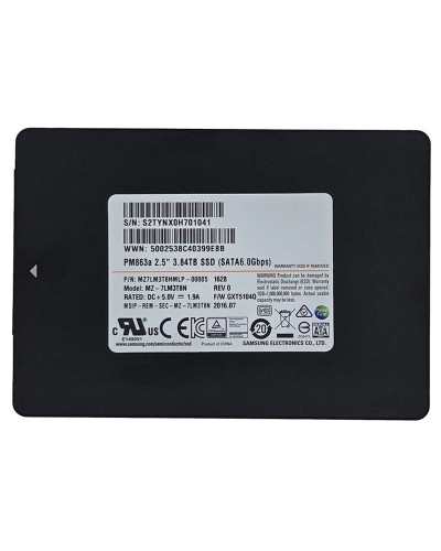Накопичувач SSD Samsung PM863a 2.5" 3.84b SATA III (MZ-7LM3T8N / MZ7LM3T8HMLP)