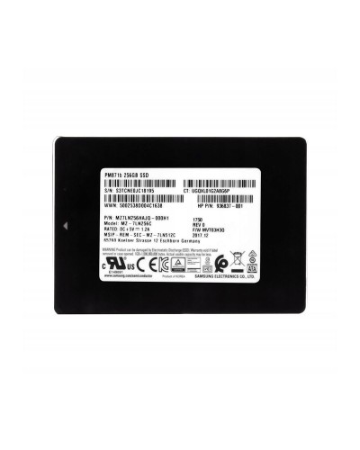 Диск SSD Samsung PM871b SATA 2.5" 256 GB (MZ-7LN256C / MZ7LN256HAJQ)