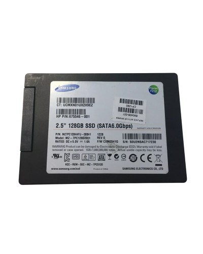 Диск SSD Samsung SATA 2.5" 128 GB (MZ-7PC1280/0H1 / MZ7PC128HAFU)