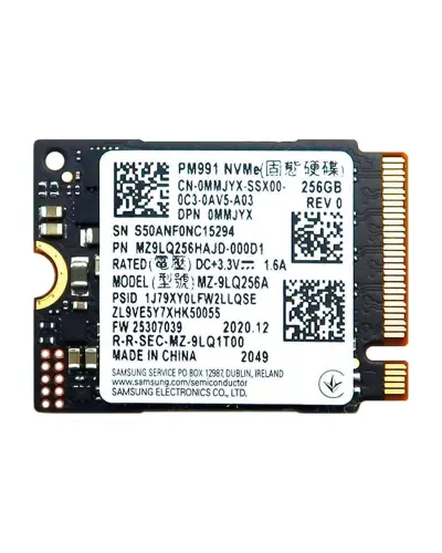 Накопичувач SSD Samsung PM991 256Gb NVMe M.2 Gen3x4 (MZ-9LQ256A / MZ9LQ256HAJD)