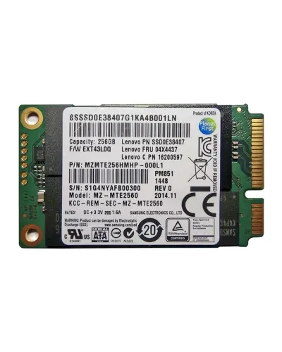 Накопичувач SSD Samsung PM841 256Gb mSATA (MZ-MTE2560 / MZMTD256HAGM)