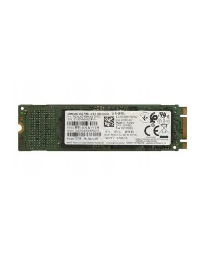 Накопичувач SSD Samsung PM871b 256Gb M.2 SATA (MZ-NLN256F)