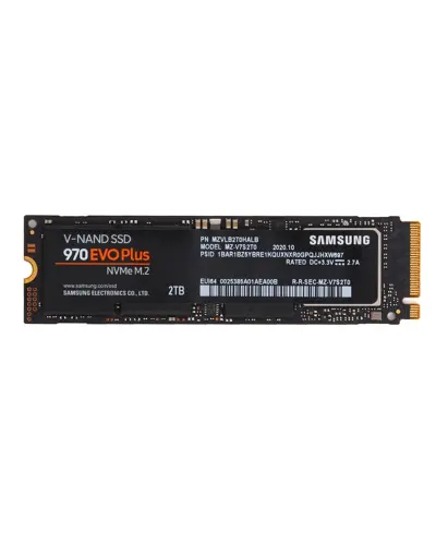 Накопичувач SSD Samsung 970 EVO PLUS 2Tb NVMe M.2 Gen3x4 (MZ-V7S2T0 / MZVLB2T0HALB)