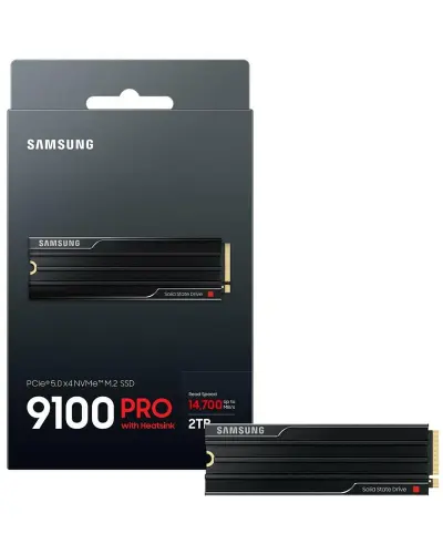 Накопитель SSD Samsung 9100 PRO 2Tb NVMe M.2 Gen5x4 with Heatsink (MZ-VAP2T0CW)