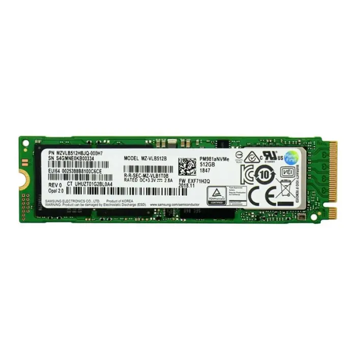Накопитель SSD Samsung PM981a 512Gb NVMe M.2 (MZ-VLB512B