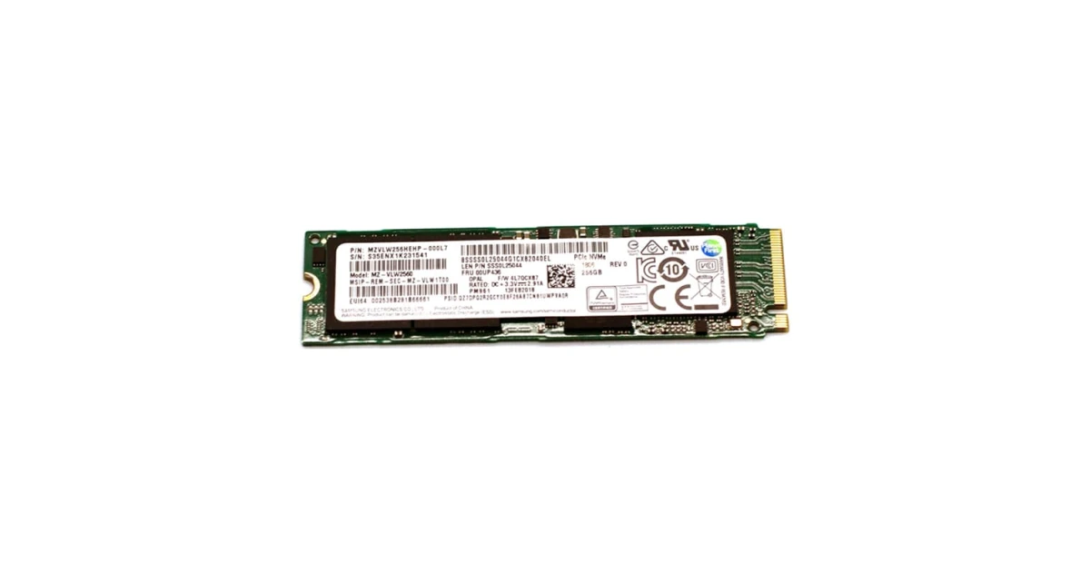 Накопитель SSD Samsung PM961 256Gb NVMe M.2 (MZ-VLW2560