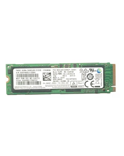 Накопичувач SSD Samsung PM961 512Gb NVMe M.2 Gen3x4 (MZ-VLW512A / MZVLW512HMJP)