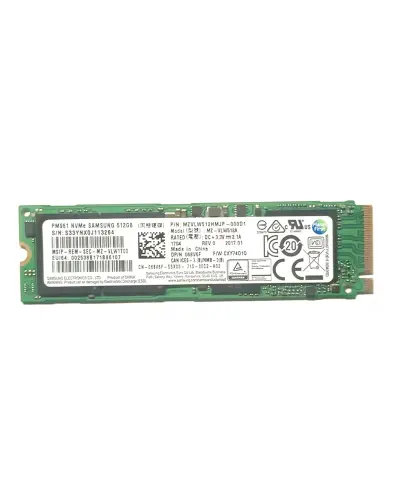 Накопичувач SSD Samsung PM961 512Gb NVMe M.2 Gen3x4 (MZ-VLW512A / MZVLW512HMJP)