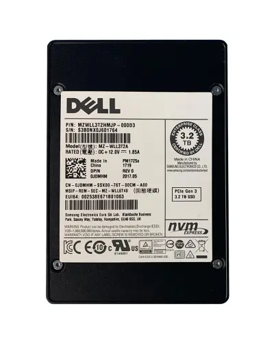 Накопитель Samsung PM1725a 3.2tb 2.5" NVMe U.2 (MZ-WLL3T2A / MZWLL3T2HMJP)