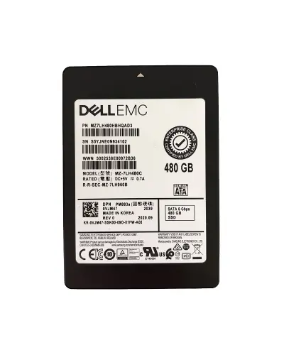 Накопитель SSD Dell OEM Samsung PM883a 2.5" 480Gb SATA III (MZ-7LH480C / MZ7LH480HBHQ)