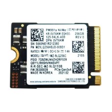 Накопитель SSD Samsung PM991a 256Gb NVMe M.2 Gen3x4 (MZ-9LQ256C / MZ9LQ256HBJD)