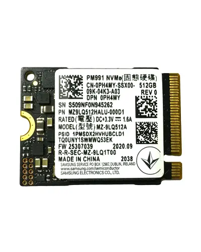 Накопичувач SSD Samsung PM991 512Gb NVMe M.2 Gen3x4 (MZ-9LQ512A / MZ9LQ512HALU)