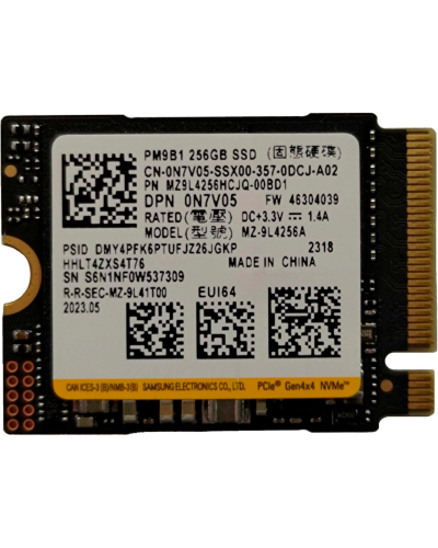 Накопичувач SSD Samsung PM9B1 256Gb NVMe M.2 Gen4x4 (MZ9L4256HCJQ-00BD1 / MZ-9L4256A)